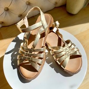 Zara Gold Sandals ✨